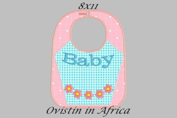 Baby Flower Adorable Baby Bib Large
