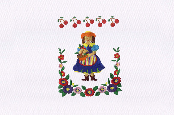 Fruits Collecting Girl
