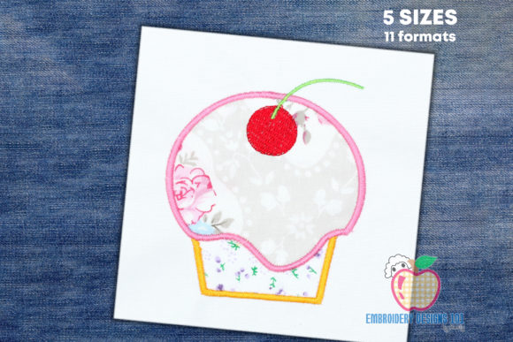 Mini Cherry Cup Cake Applique Review
