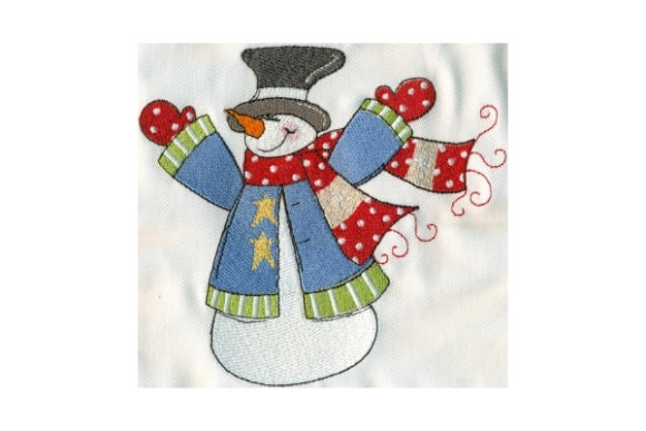 Sassy Up in Arms Snowman
