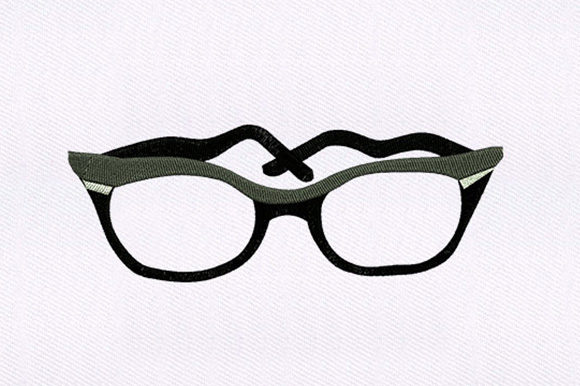 Vintage Eyeglasses Embroidery