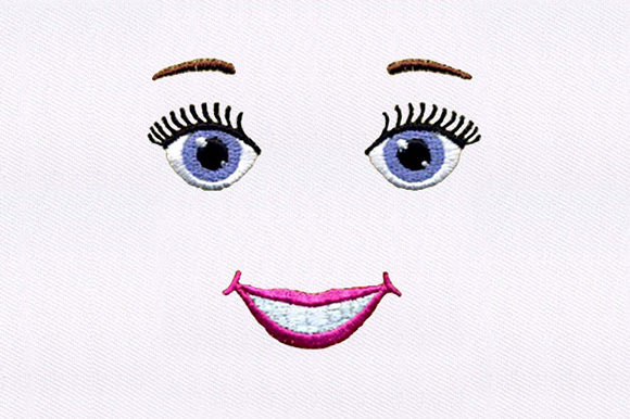 Wide Eyed Smiling Girl Design